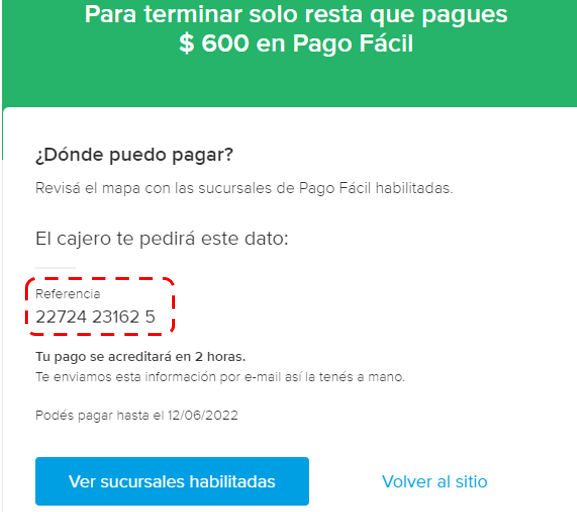 Captura de ayuda