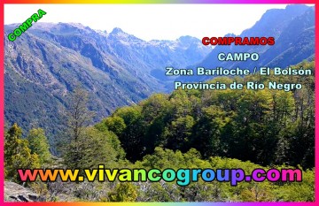 Buscamos para la compra CAMPO en zona Cordillera de Río Negro - Patagonia