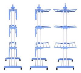 Tender vertical plegable