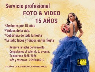 FOTO Y VIDEO 15 AÑOS