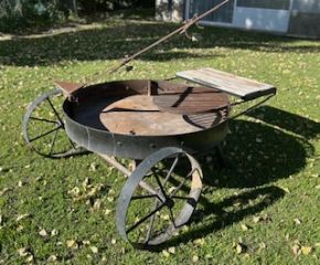 Asador Parrilla con Ruedas