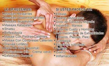 Masajes para relajarse