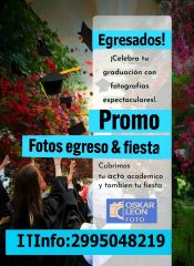 Egresados promo fotografia -entregas diplomas fiestas.