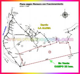Campo 22 has. - Apto loteo - Aluminé - Provincia de Neuquén