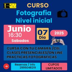 CURSO FOTOGRAFIA INICIO JUNIO