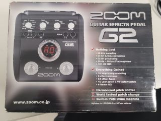 PEDALERA MULTI EFECTOS DE GUITARRA  ZOOM G2