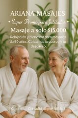 ARIANA MASAJES: VIVÍ LA EXPERIENCIA! •RELAJANTES, DESCONTRACTURANTES , DEPORTIVOS, TAILANDES Y MÁS!!!  ¡DISPONIBLE EN CIPOLLETTI!