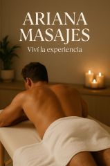 ARIANA MASAJES: VIVÍ LA EXPERIENCIA! •RELAJANTES, DESCONTRACTURANTES , DEPORTIVOS, TAILANDES Y MÁS!!!  ¡DISPONIBLE EN CIPOLLETTI!