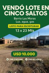 Líquido Terreno en Cinco Saltos