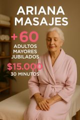 "ARIANA MASAJES , Viví la experiencia "