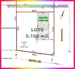 Se vende Galpón de 1.100 m2. sobre Lote de 5.100 m2. sobre Ruta 22 en Zapala, Provincia de Neuquén