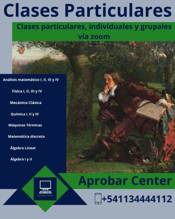Profesor Particular Matemáticas para Ingeniería.