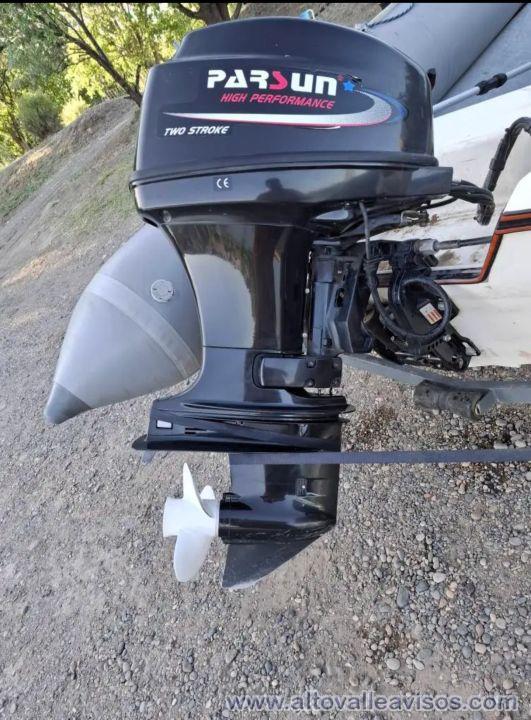 Vendo semirrigido 4,50 40hp 2 tiempos