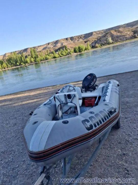 Vendo semirrigido 4,50 40hp 2 tiempos